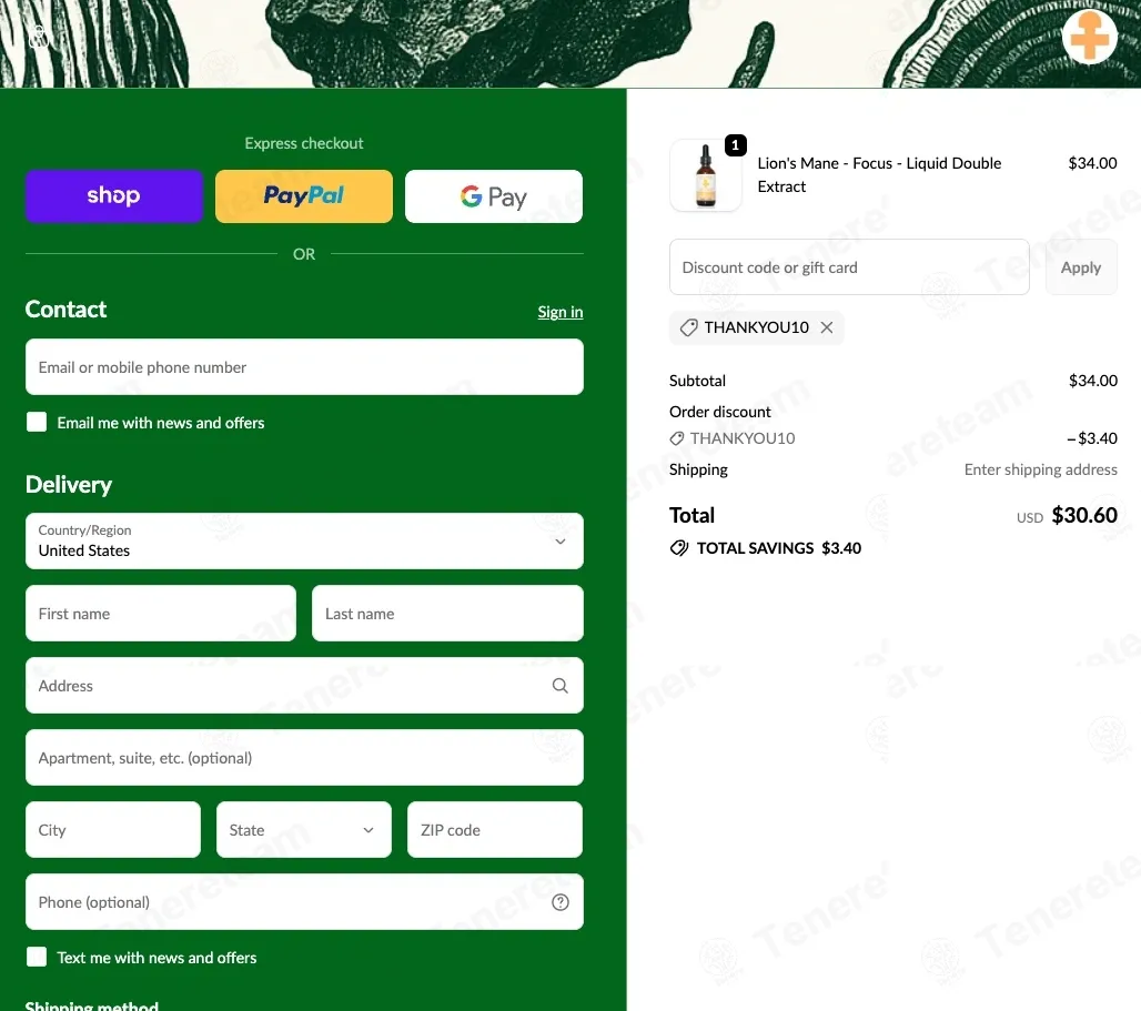 Vesper Mushrooms coupon code: 10% off with THANKYOU10. Tested and valid as 4 months ago.