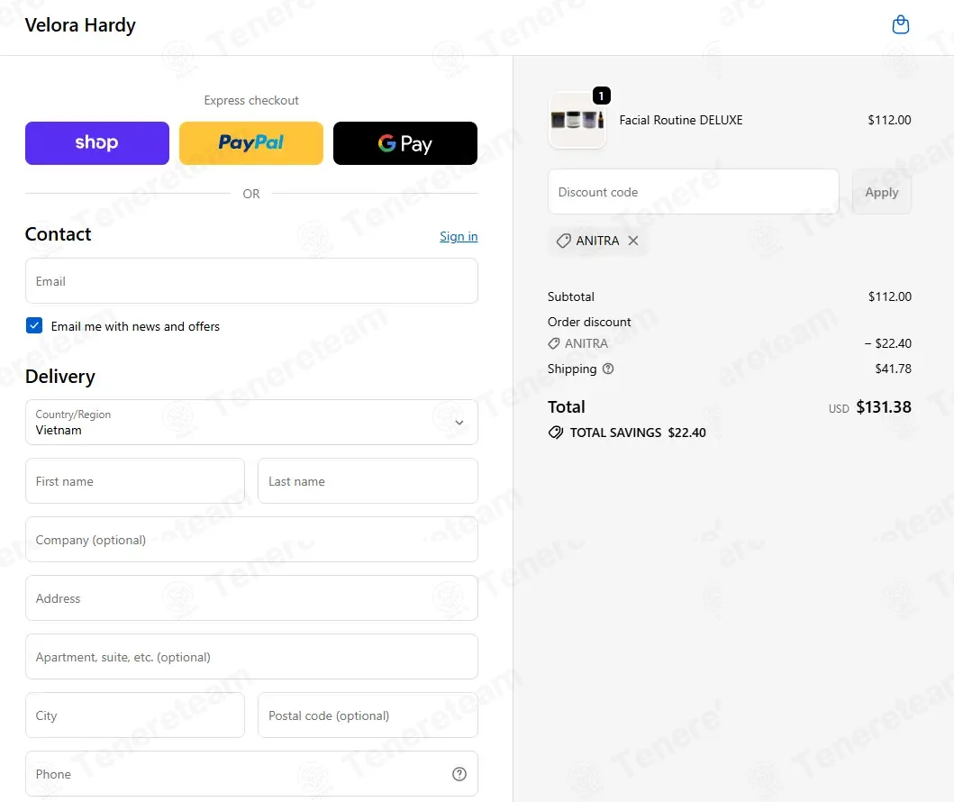 Blacc Majic coupon code: 20% off with ANITRA. Tested and valid as 1 month ago.