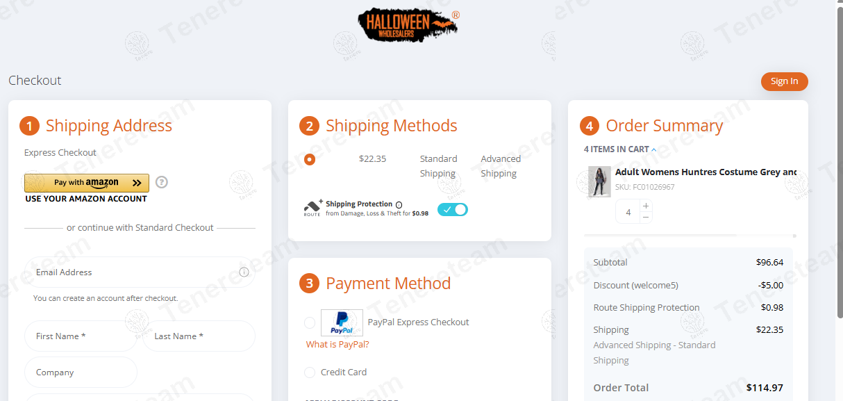 Halloween Wholesalers coupon code: 5% off with WELCOME5. Tested and valid as 1 year ago.