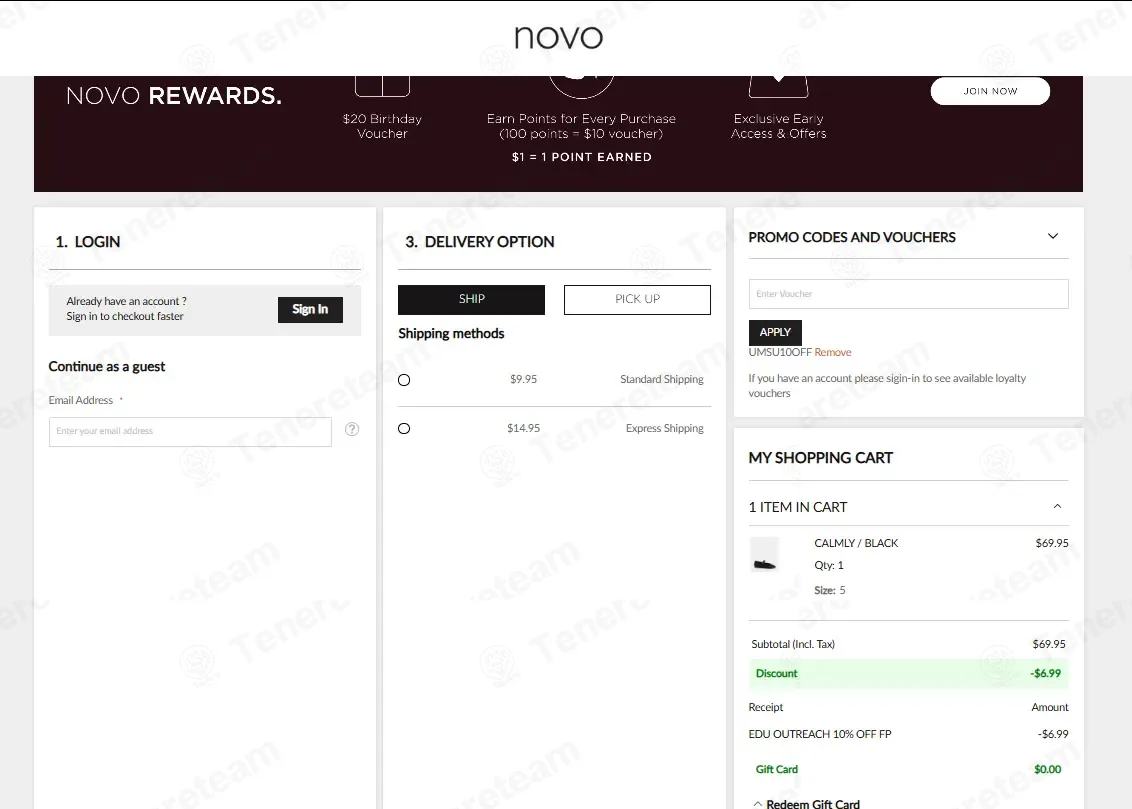 Novo Shoes coupon code: 10% off with UMSU10OFF. Tested and valid as 2 months ago.