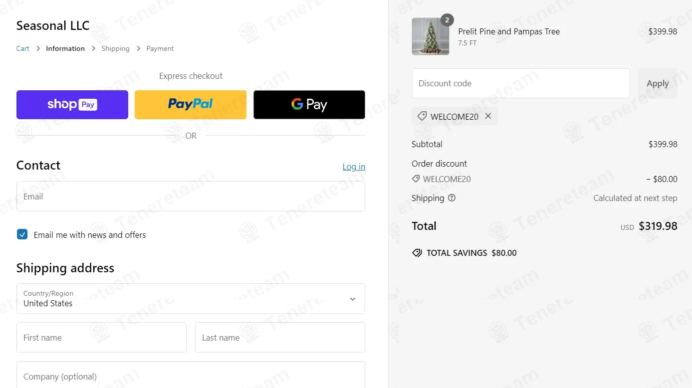 Seasonal LLC coupon code: 20% off with WELCOME20. Tested and valid as 1 year ago.