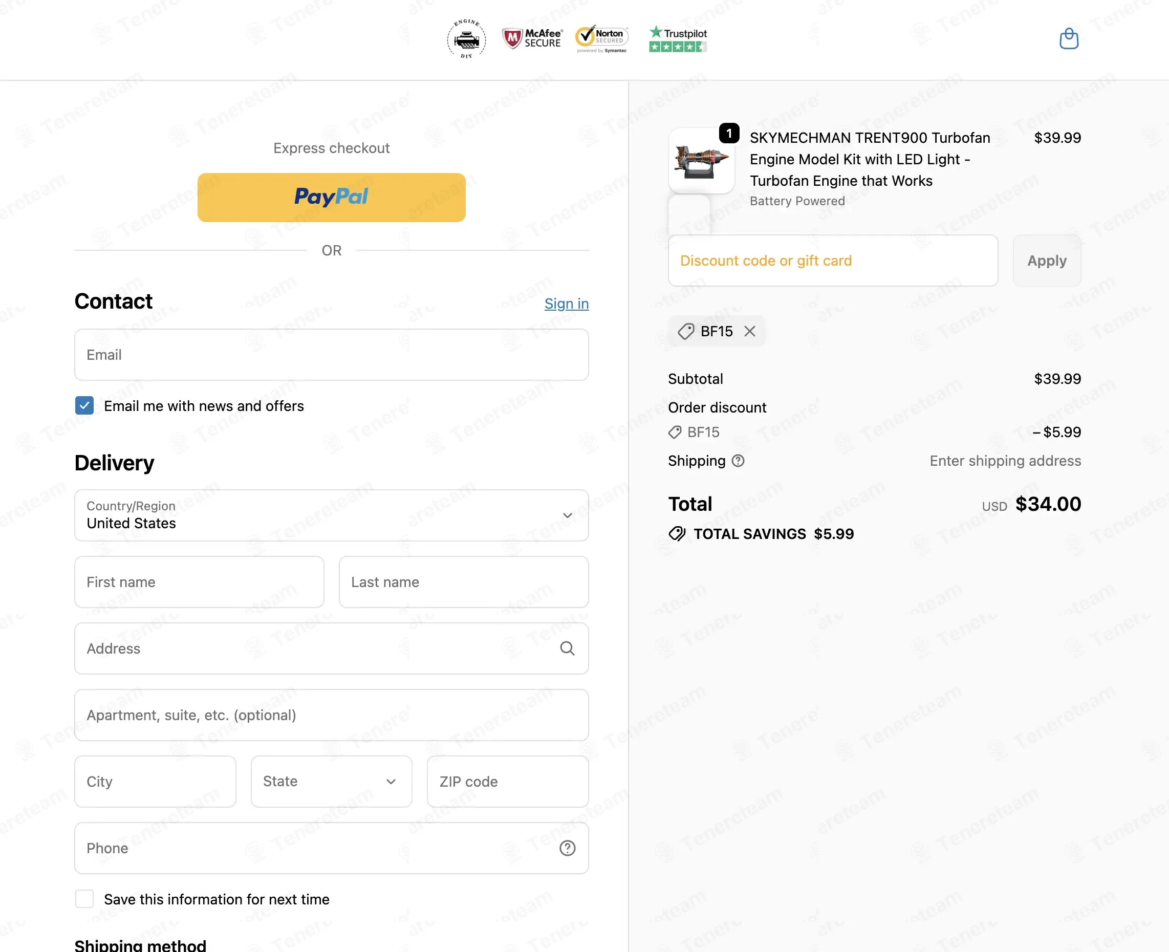 Enginediy coupon code: 15% off with BF15. Tested and valid as 2 weeks ago.