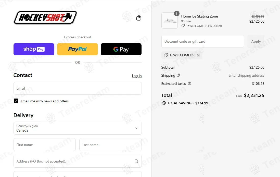HockeyShot coupon code: 15% off with 15WELCOMEHS. Tested and valid as 11 months ago.