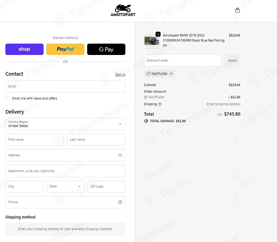 Amotopart coupon code: 10% off with FASTFLOW. Tested and valid as 2 weeks ago.