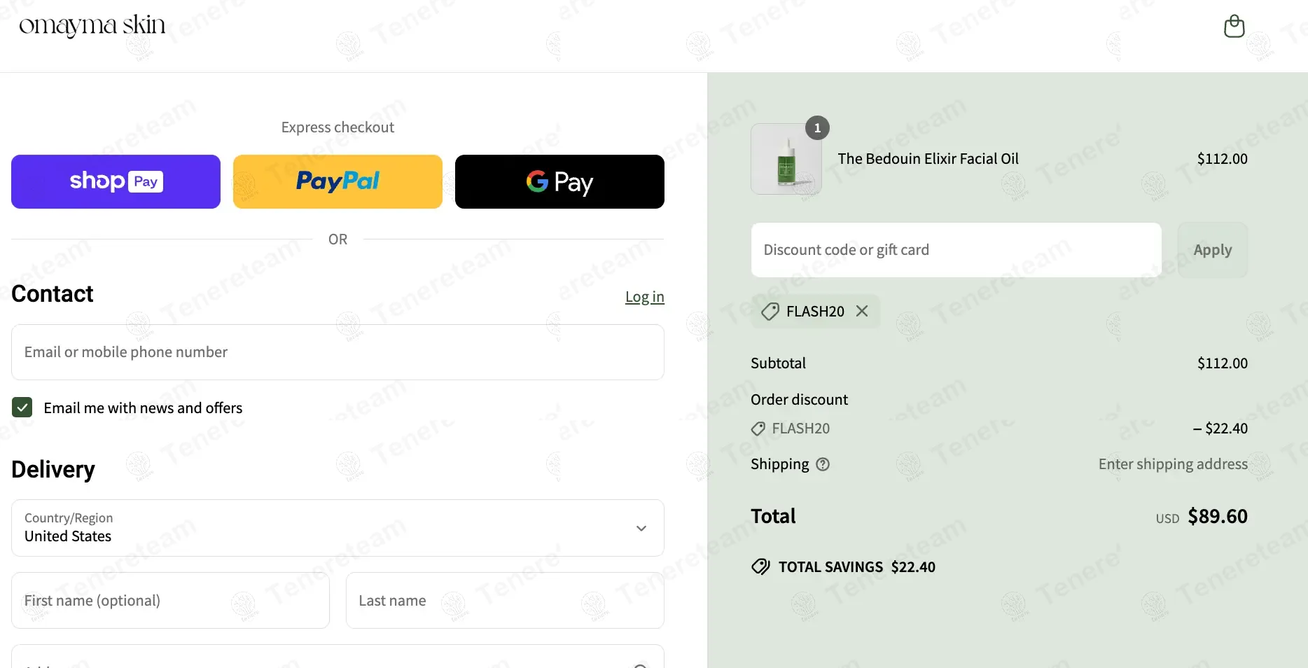 Omaymaskin coupon code: 20% off with FLASH20. Tested and valid as 1 year ago.