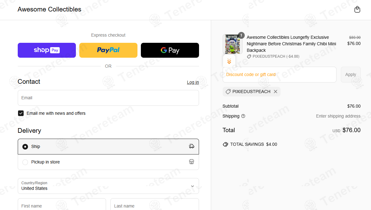 Awesome Collectibles coupon code: 5% off with PIXIEDUSTPEACH. Tested and valid as 1 year ago.