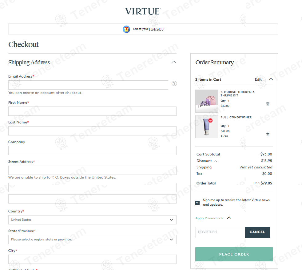 Virtue Labs coupon code: 15% off with TRYVIRTUE15. Tested and valid as 1 year ago.