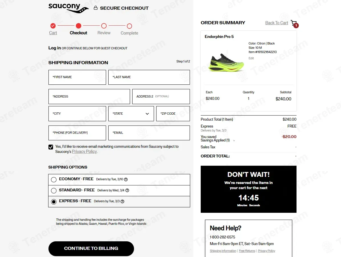Saucony coupon code: $20 off with FAST. Tested and valid as 1 month ago.