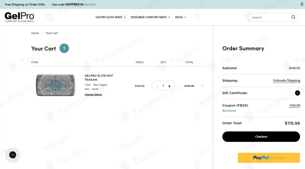 GelPro apply coupon code