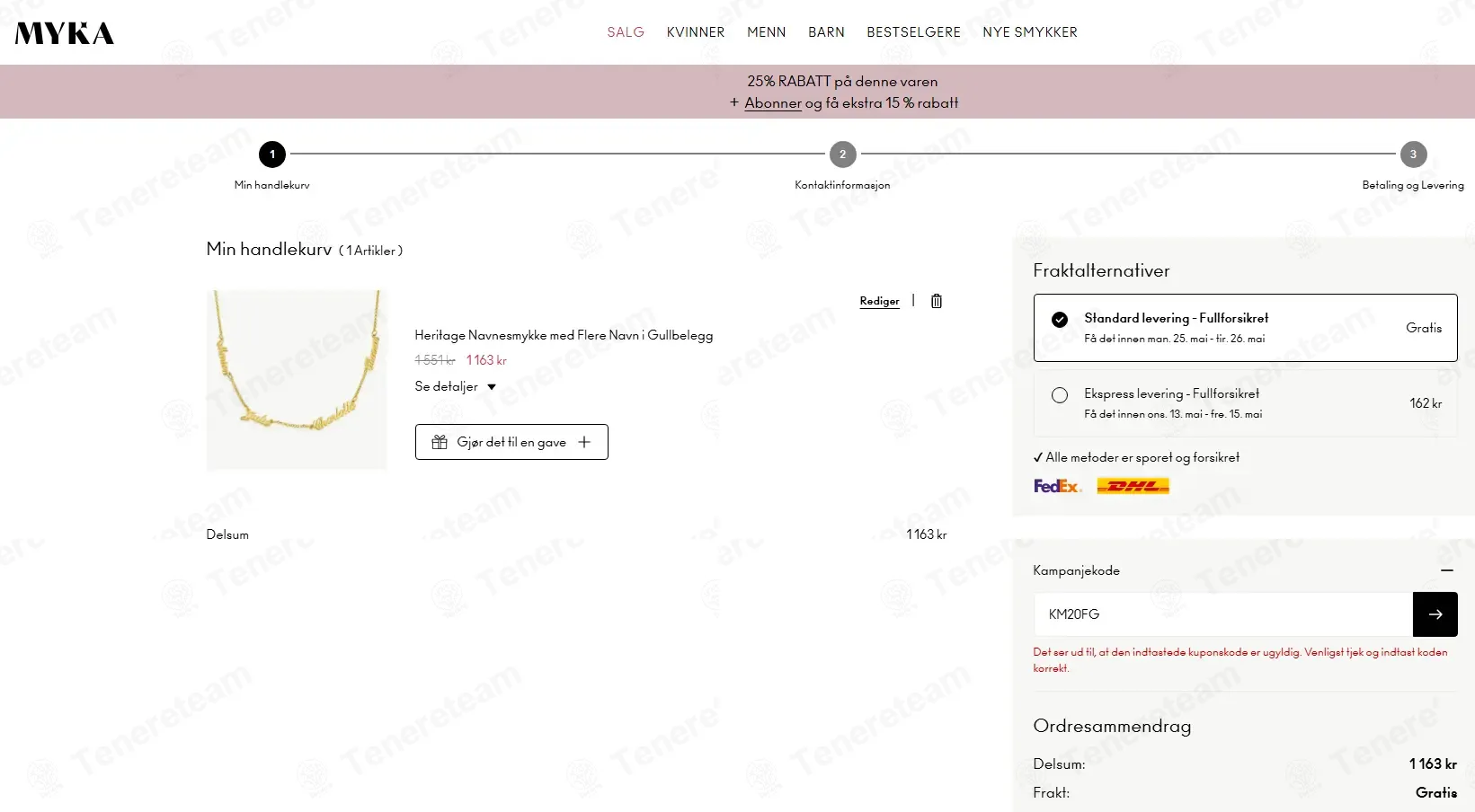 MYKA coupon code: 20% off with KM20FG. Tested and valid as 1 month ago.