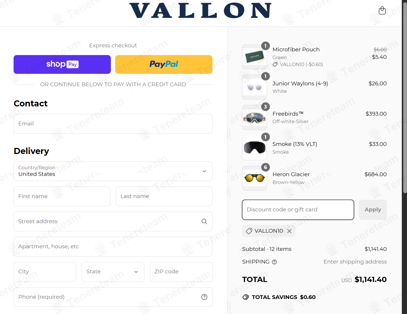Vallon coupon code: 10% off with VALLON10. Tested and valid as 1 year ago.