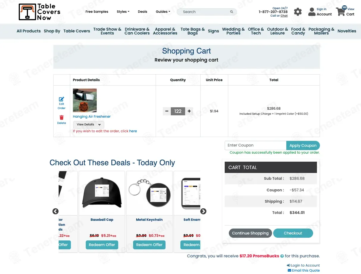Tablecoversnow apply coupon code