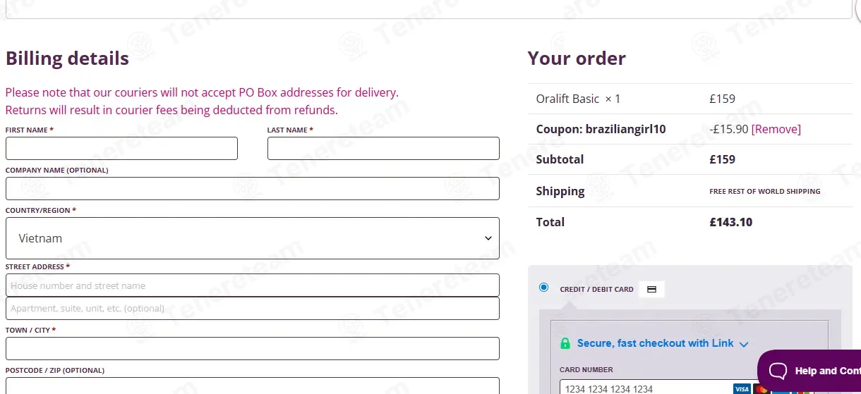 Oralift coupon code: 10% off with BRAZILIANGIRL10. Tested and valid as 5 months ago.