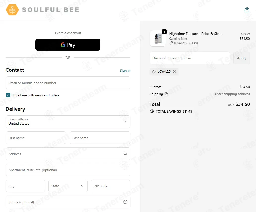 Soulfulbee coupon code: 25% off with LOYAL25. Tested and valid as 1 week ago.