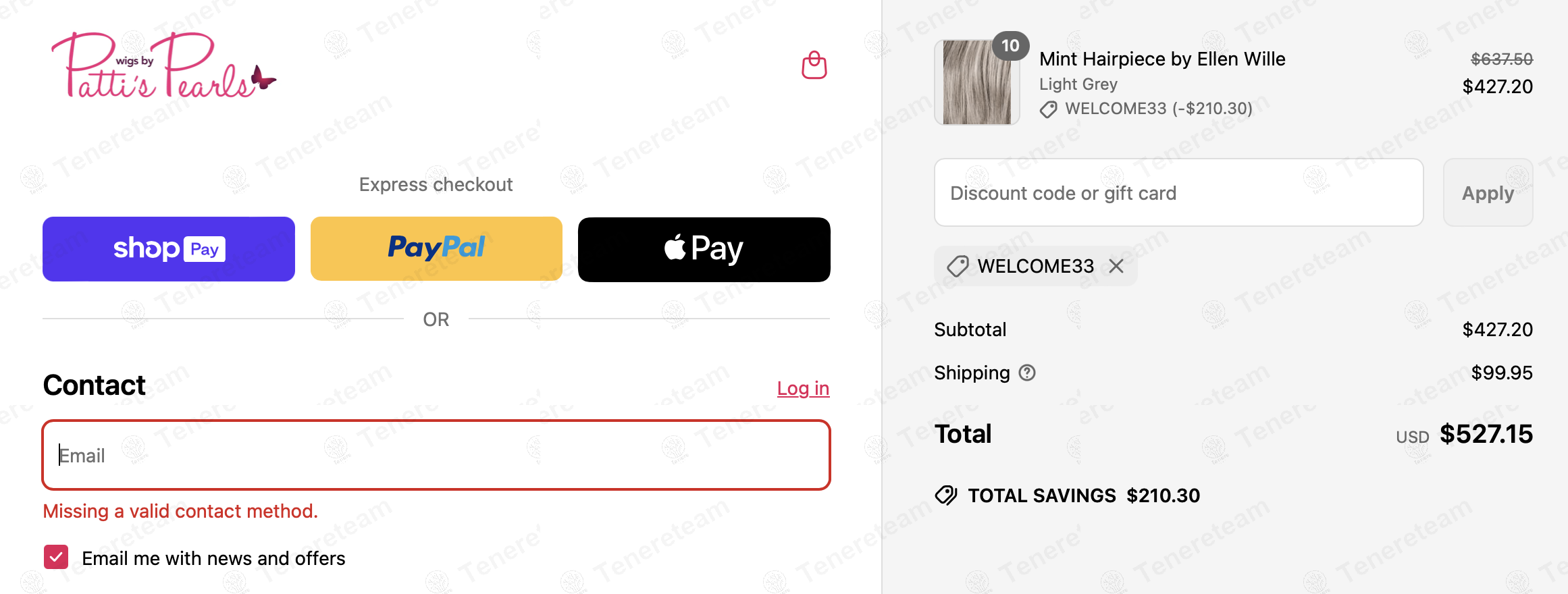 Wigs by Patti's Pearls coupon code: 33% off with WELCOME33. Tested and valid as 10 months ago.