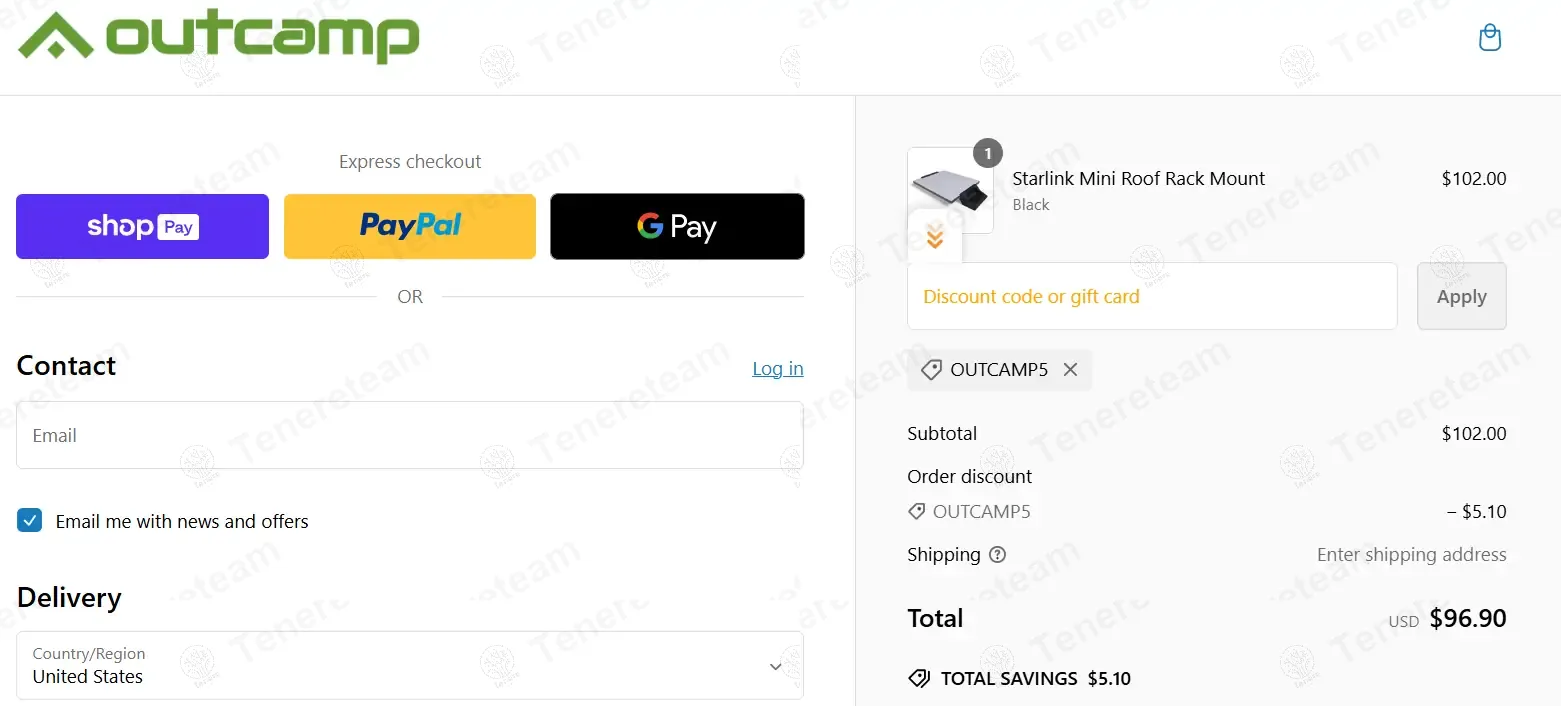 Outcamp AU coupon code: 5% off with OUTCAMP5. Tested and valid as 1 year ago.
