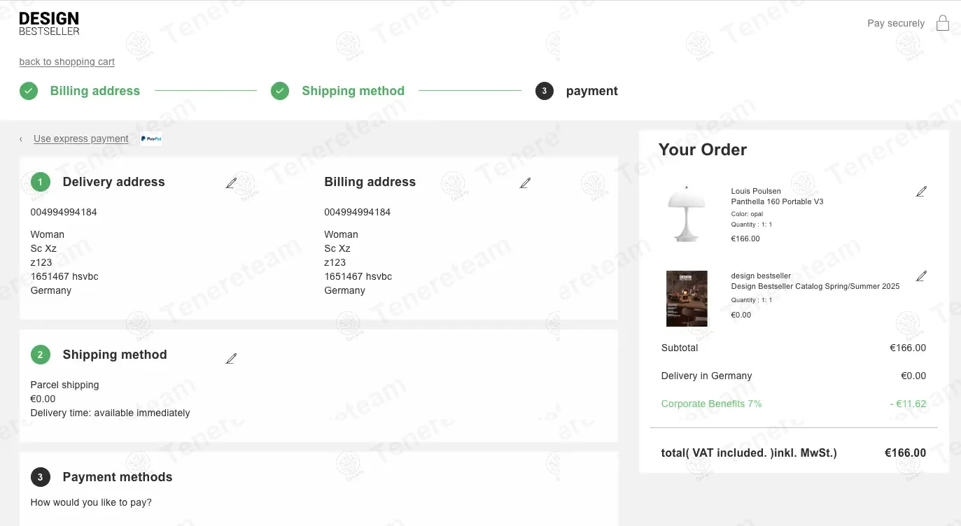 Design-bestseller DE coupon code: 7% off with BLDZWN. Tested and valid as 8 months ago.