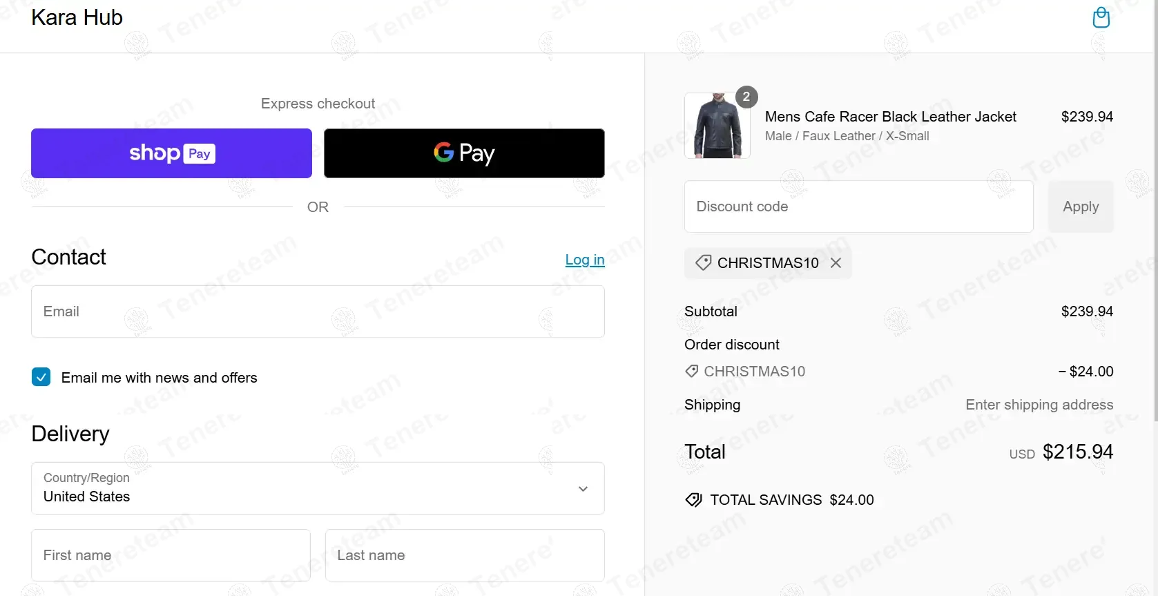 Kara Hub coupon code: 10% off with Christmas10. Tested and valid as 1 year ago.