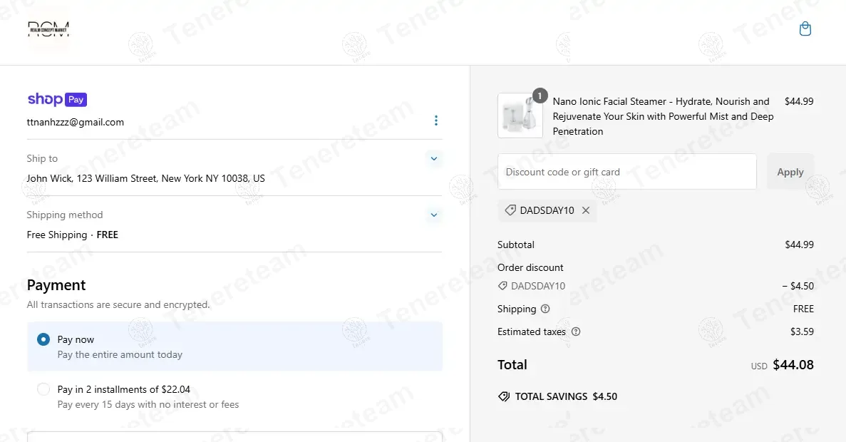 Realm Concept Market coupon code: 10% off with DADSDAY10. Tested and valid as 3 months ago.