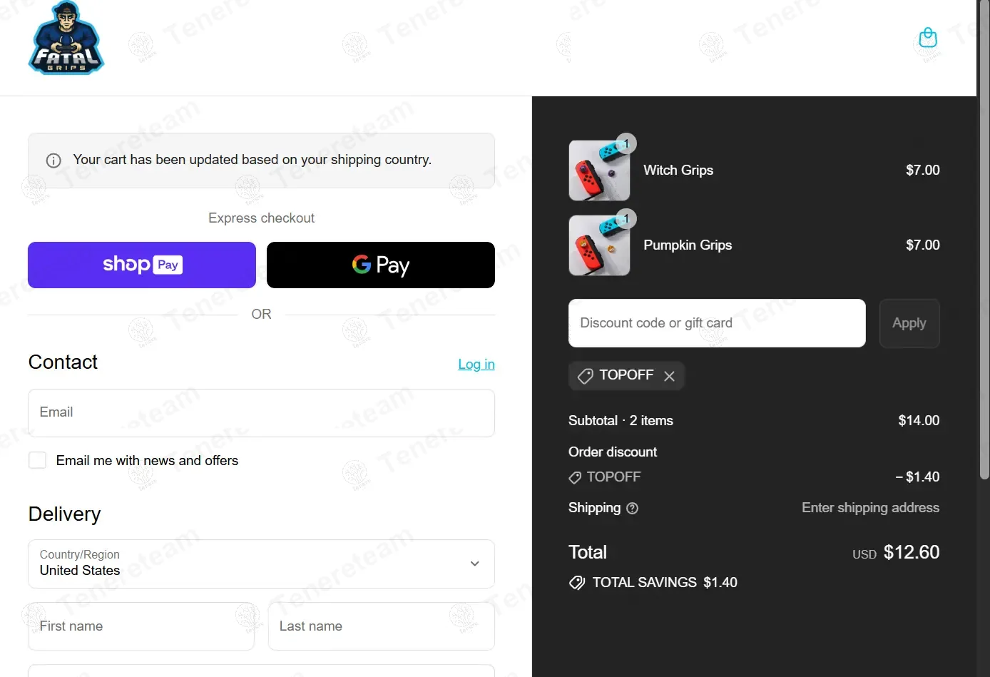 Fatal Grips coupon code: 10% off with TOPOFF. Tested and valid as 7 months ago.