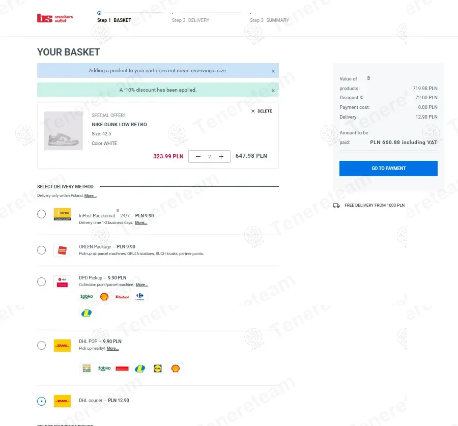 Buty Sportowe PL coupon code: 10% off with BACK10. Tested and valid as 1 year ago.
