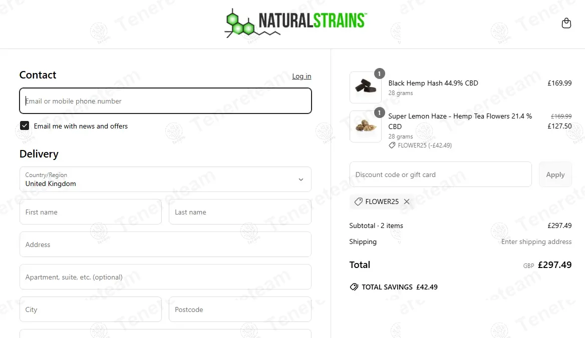 Natural Strains coupon code: 25% off with Flower25. Tested and valid as 10 months ago.