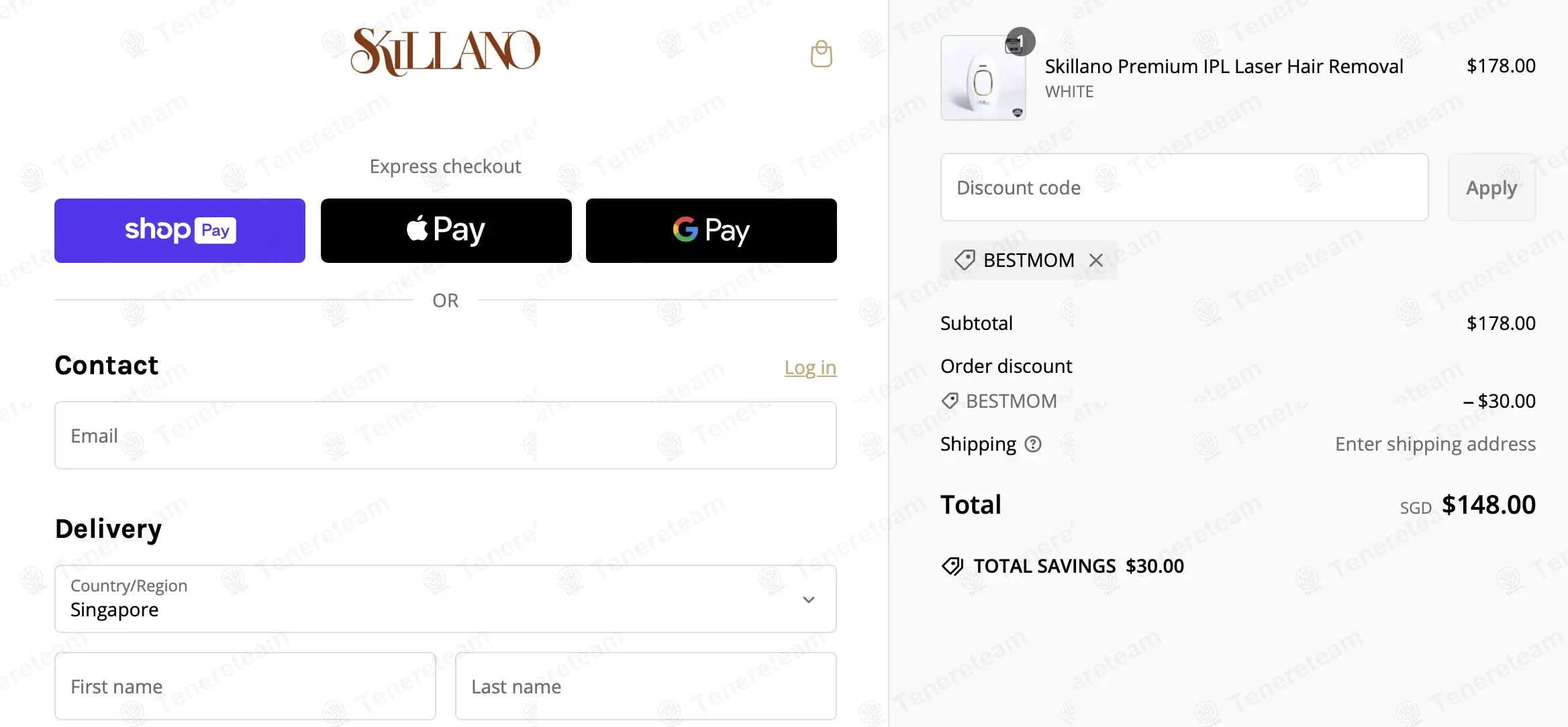 Skillano Beauty SG coupon code: $30 off with BESTMOM. Tested and valid as 1 year ago.
