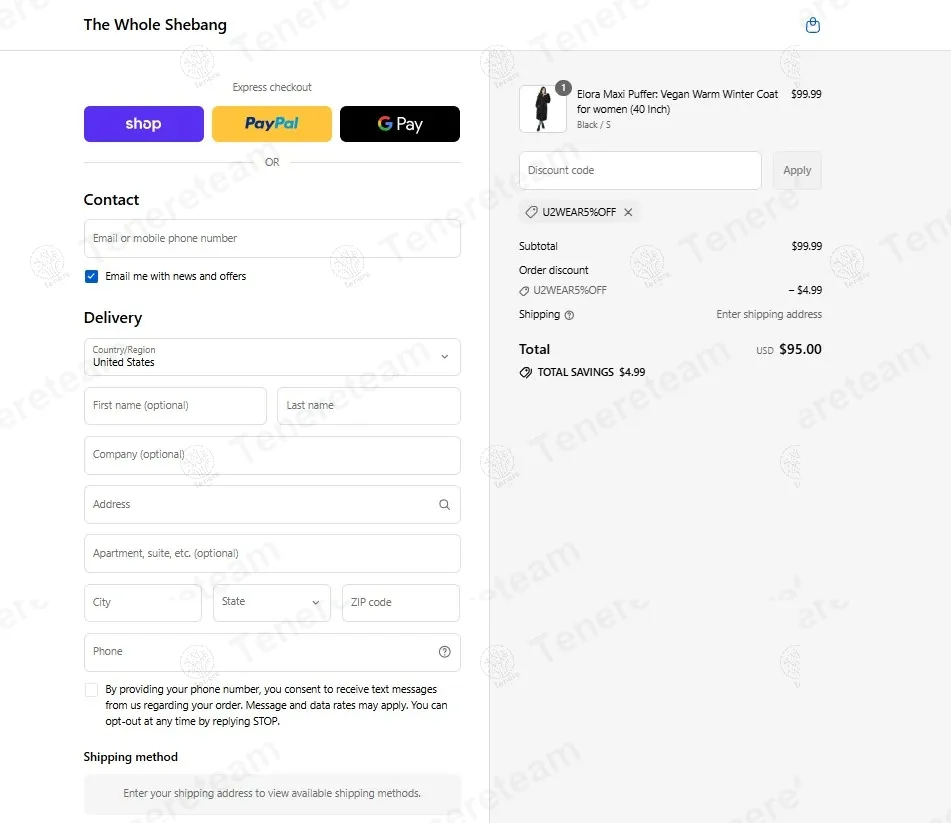 U2 Wear coupon code: 5% off with U2WEAR5%OFF. Tested and valid as 4 months ago.