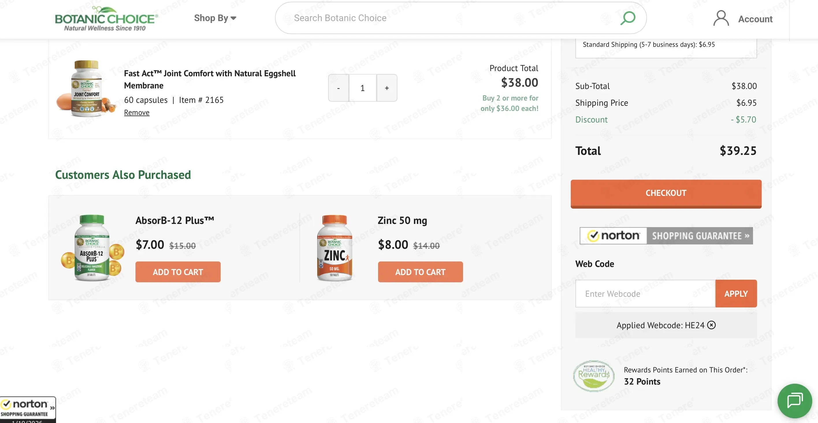Botanic Choice coupon code: 15% off with HE24. Tested and valid as 1 week ago.