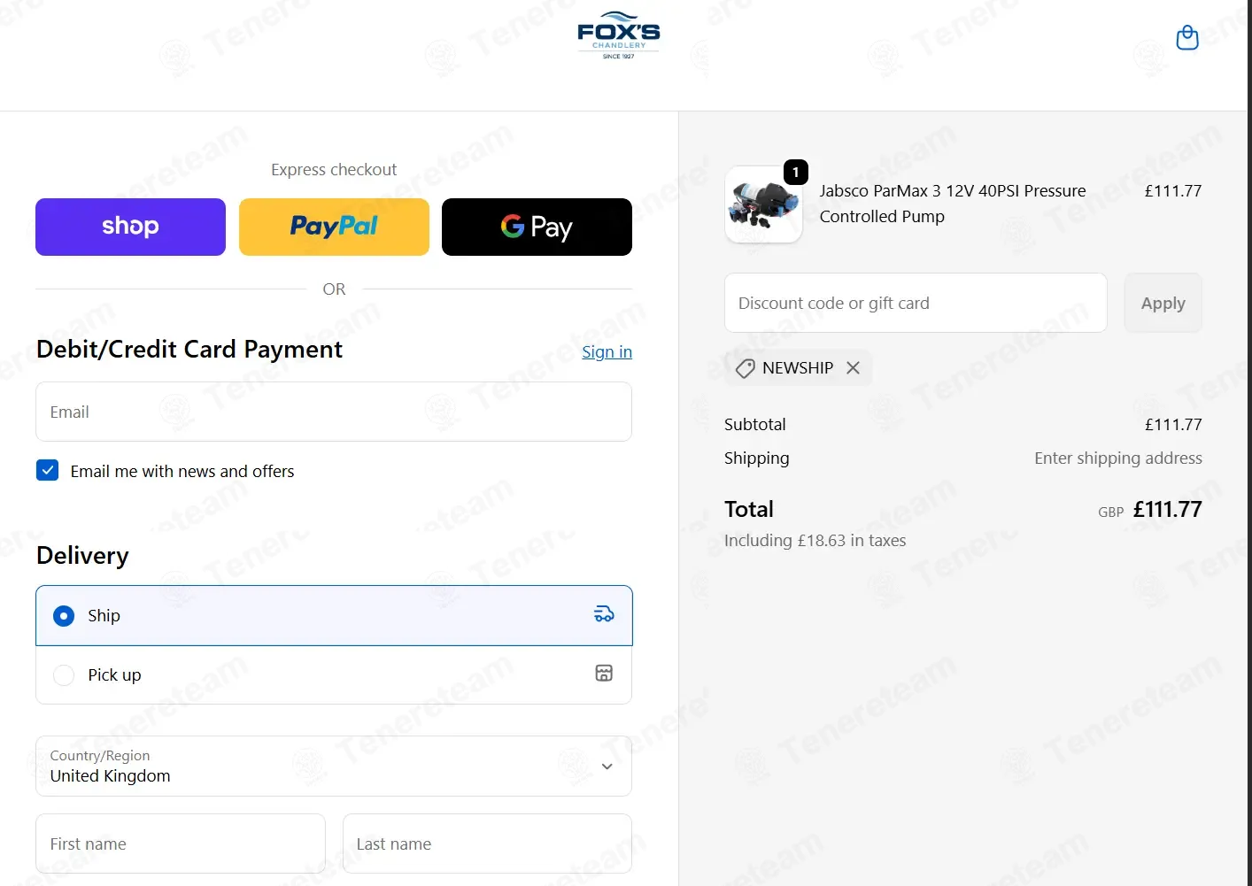 Fox's Chandlery coupon code: Sale off with NEWSHIP. Tested and valid as 8 months ago.