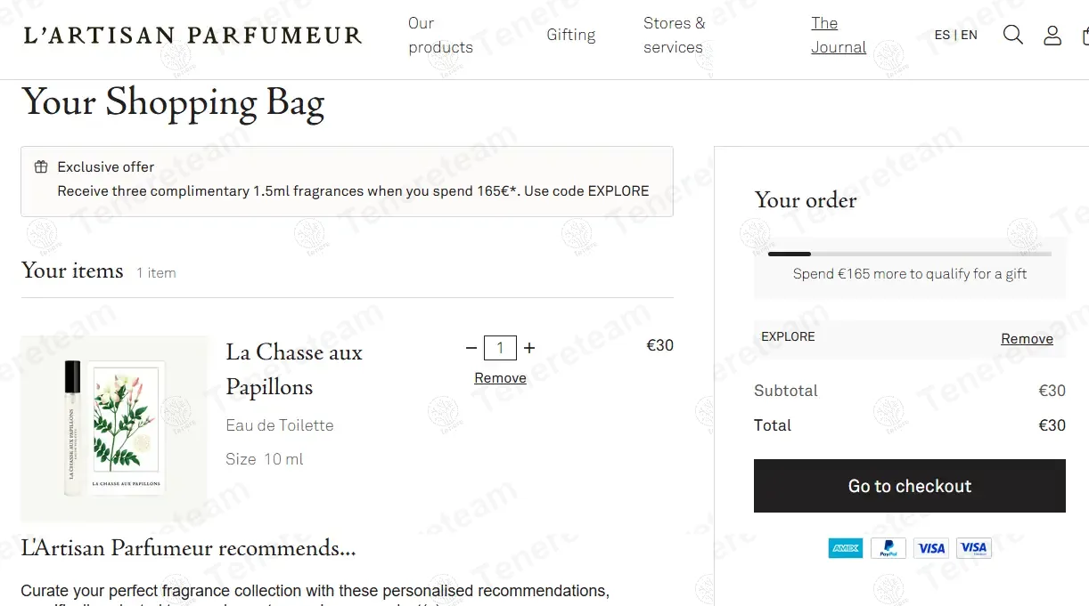 Artisan Parfumeur FR coupon code: Sale off with EXPLORE. Tested and valid as 1 year ago.