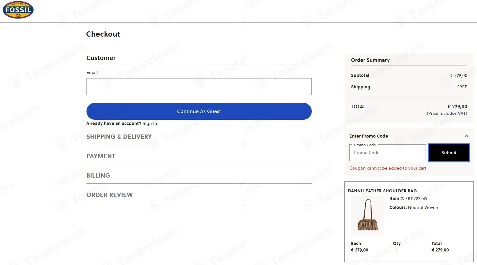 Fossil coupon code: 15% off with M3G6Y5B4IW. Tested and valid as 2 months ago.