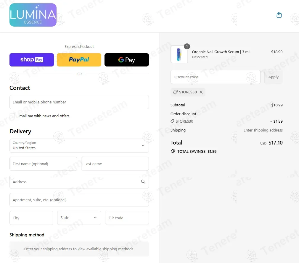 Lumina Essence USA coupon code: 10% off with STORES30. Tested and valid as 11 months ago.
