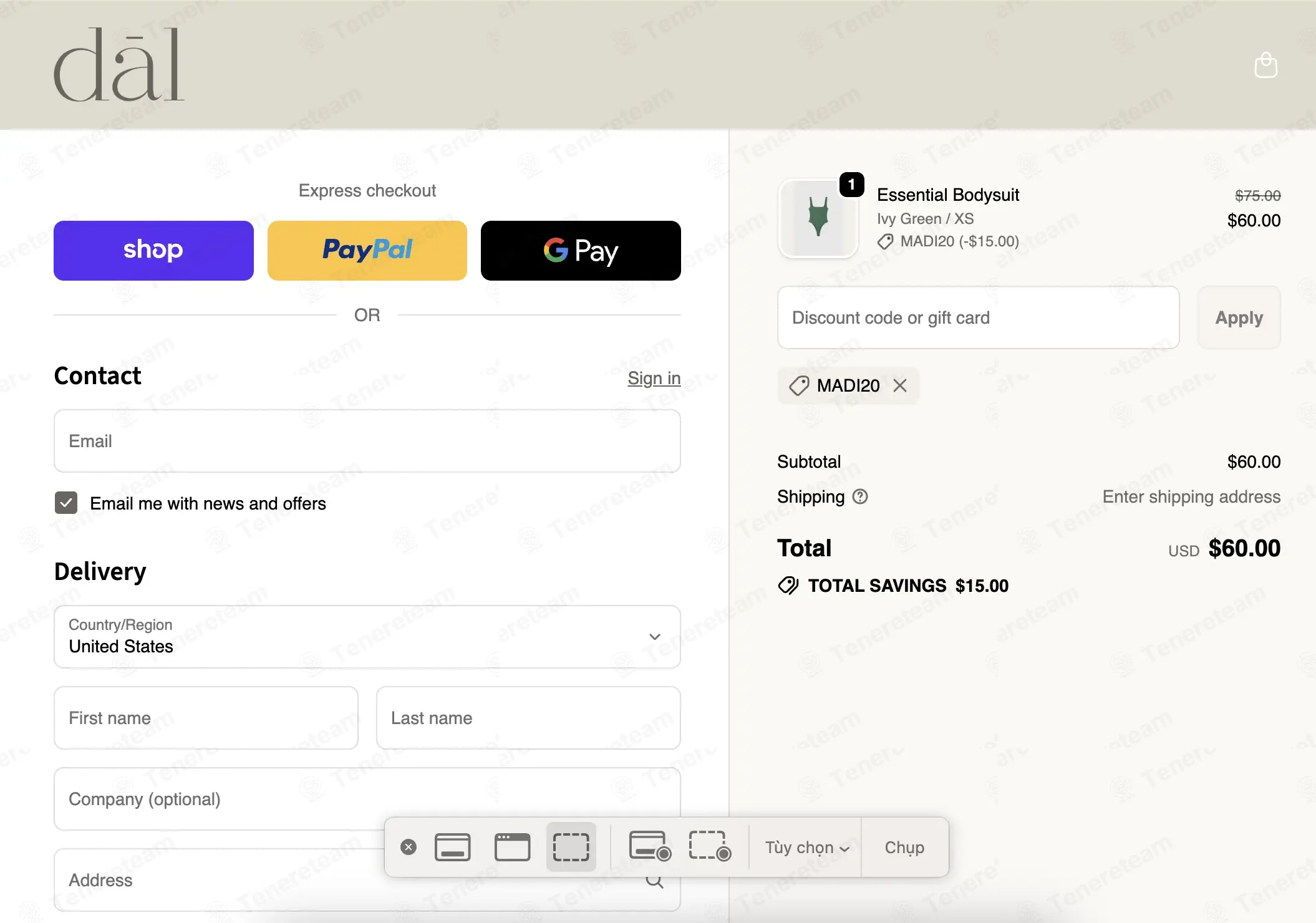 Dal the Label coupon code: 20% off with MADI20. Tested and valid as 3 weeks ago.