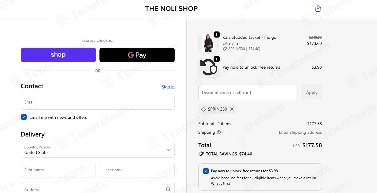 Noli Yoga coupon code: 30% off with SPRING30. Tested and valid as 2 days ago.