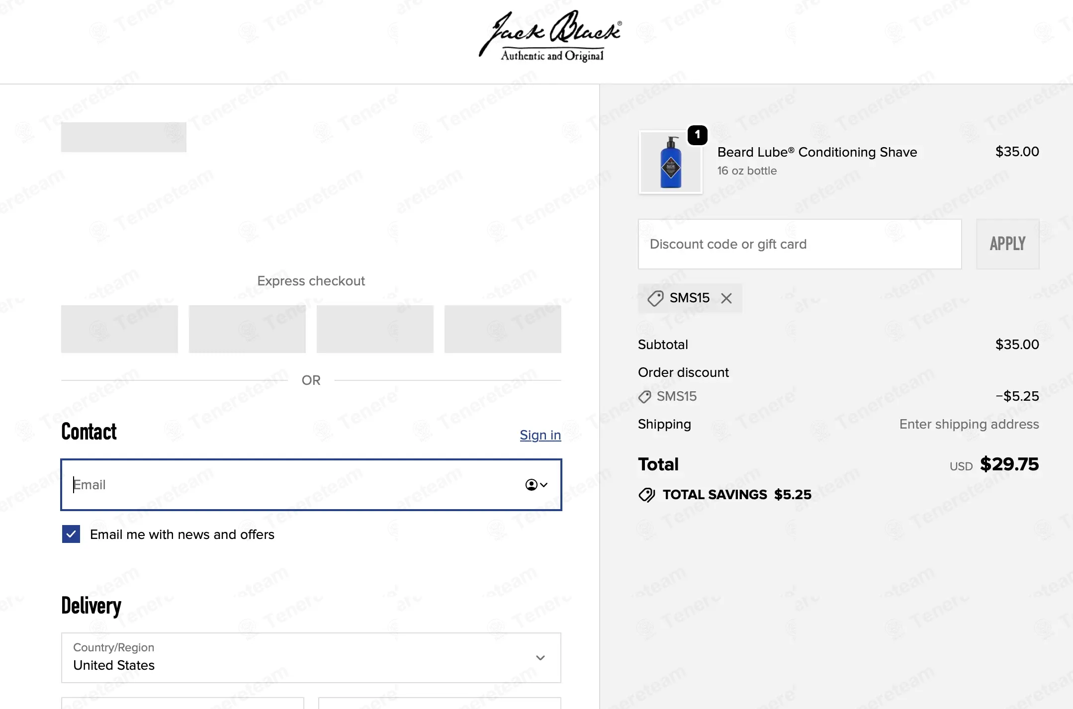 Jack Black coupon code: 15% off with SMS15. Tested and valid as 4 days ago.