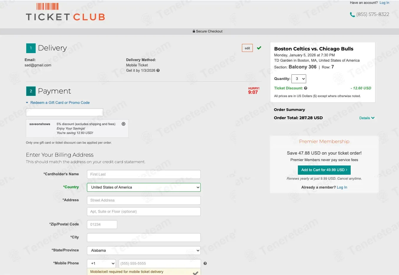 Ticket Club coupon code: 5% off with SAVEONSHOWS. Tested and valid as 1 month ago.