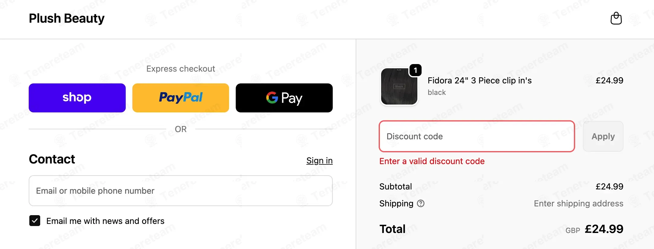 Plush Beauty Shop coupon code: 15% off with TIMSOUTHWOOD. Tested and valid as 3 months ago.