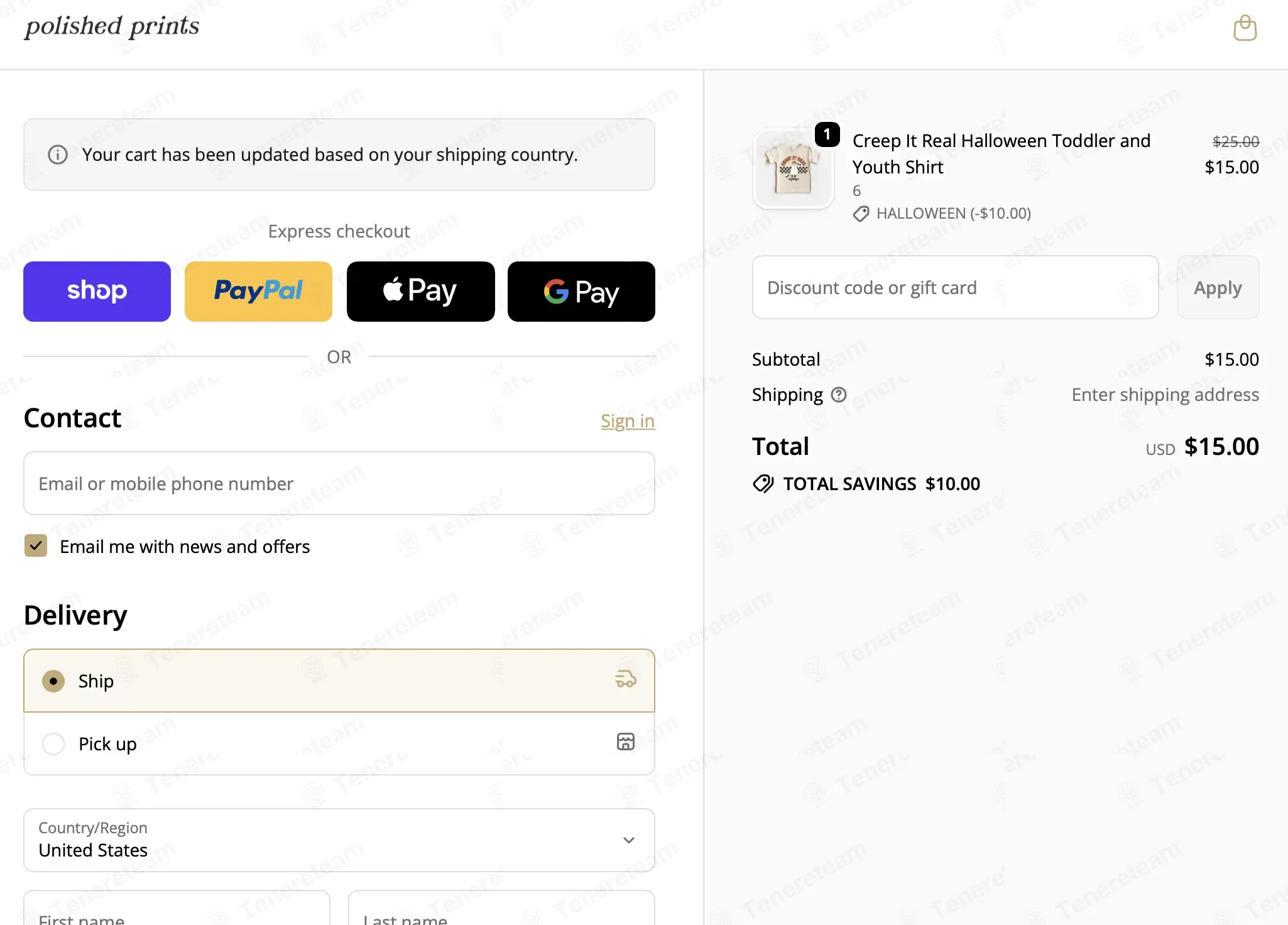 Polished Prints coupon code: 40% off with HALLOWEEN. Tested and valid as 8 months ago.
