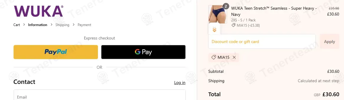 Wuka UK coupon code: 15% off with MIA15. Tested and valid as 1 year ago.
