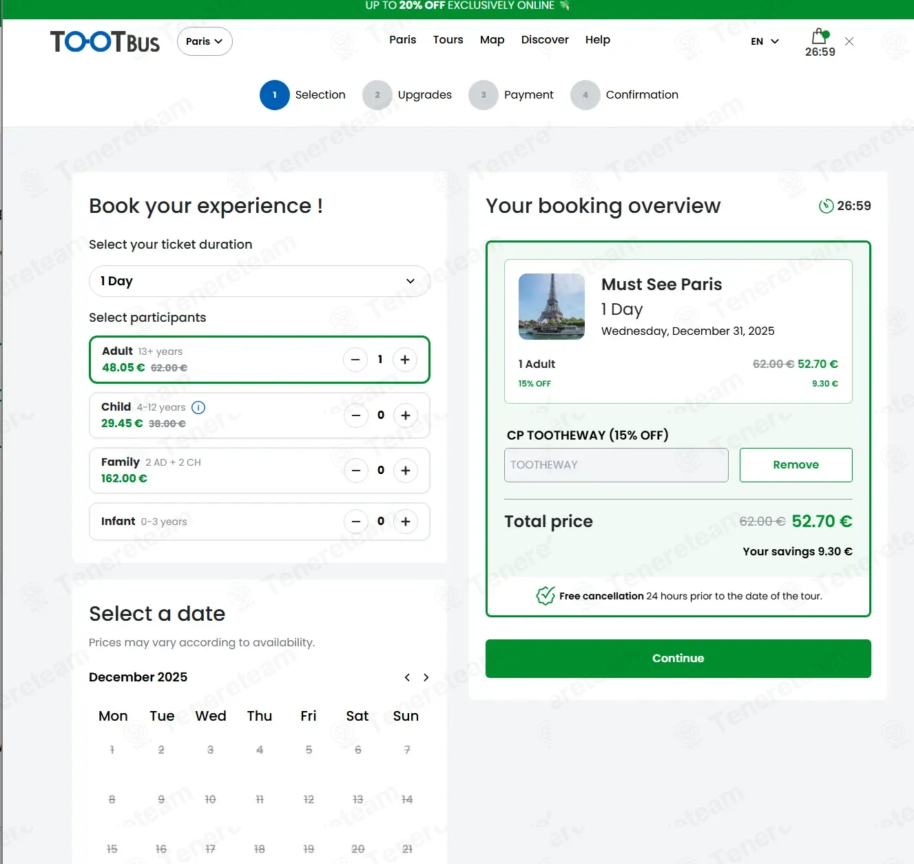 Tootbus coupon code: 15% off with TOOTHEWAY. Tested and valid as 1 month ago.