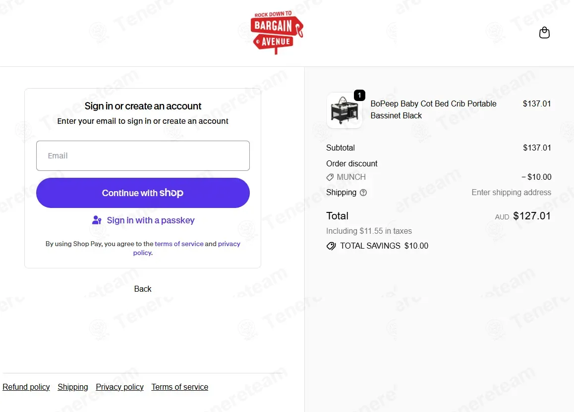 Bargain Avenue coupon code: $10 off with MUNCH. Tested and valid as 1 week ago.