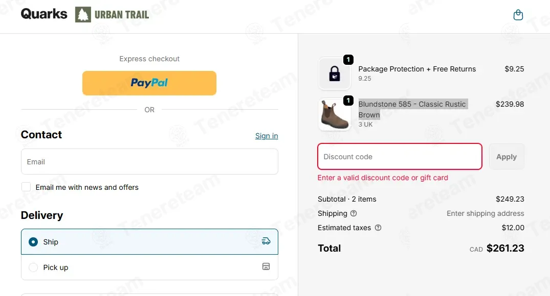 Quarks Shoes coupon code: $10 off with WELCOME. Tested and valid as 3 months ago.