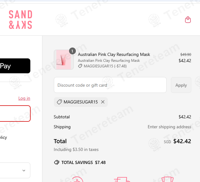 Sand & Sky coupon code: 15% off with MAGGIESUGAR15. Tested and valid as 1 year ago.