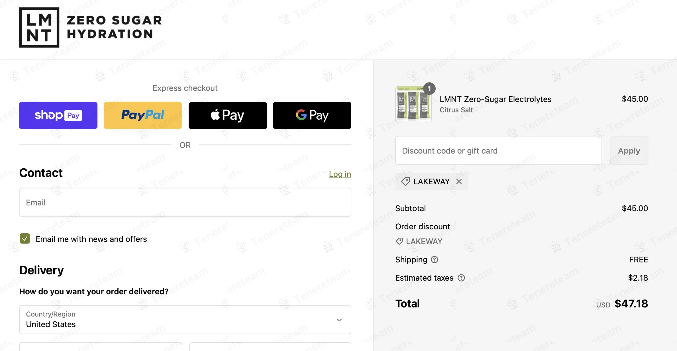 LMNT coupon code: Sale off with LAKEWAY. Tested and valid as 1 year ago.