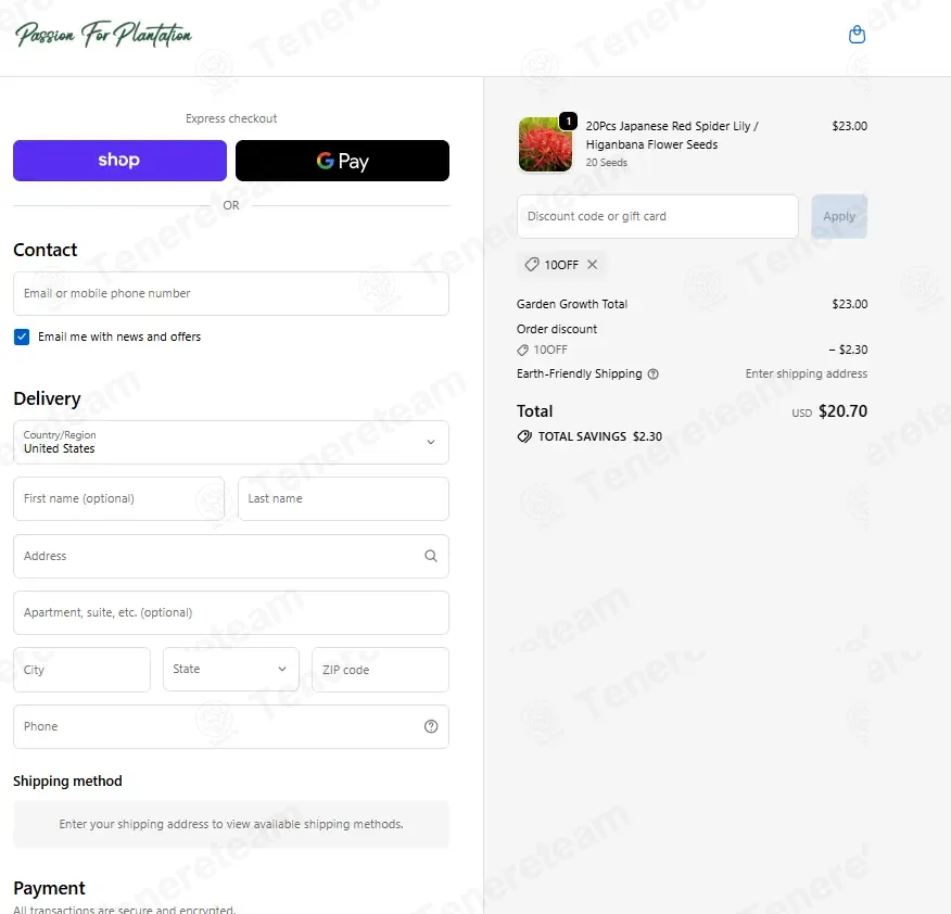 Passion for Plantation coupon code: 10% off with 10OFF. Tested and valid as 1 month ago.