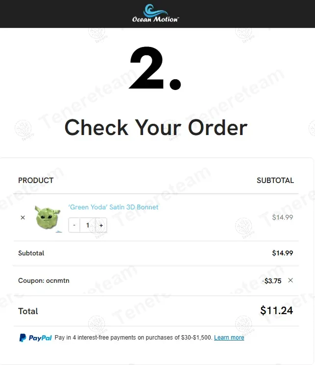 Ocean Motion coupon code: 25% off with OCNMTN. Tested and valid as 1 year ago.