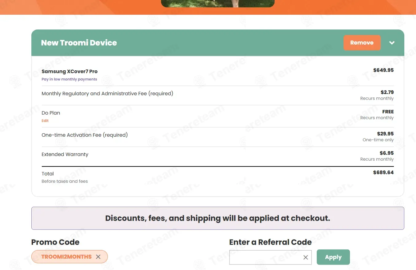 Troomi coupon code: 100% off with TROOMI2MONTHS. Tested and valid as 1 day ago.
