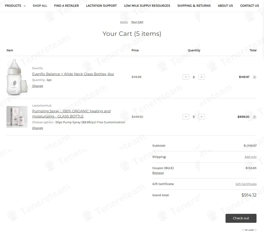 Lactation Hub coupon code: 15% off with BULK. Tested and valid as 1 year ago.