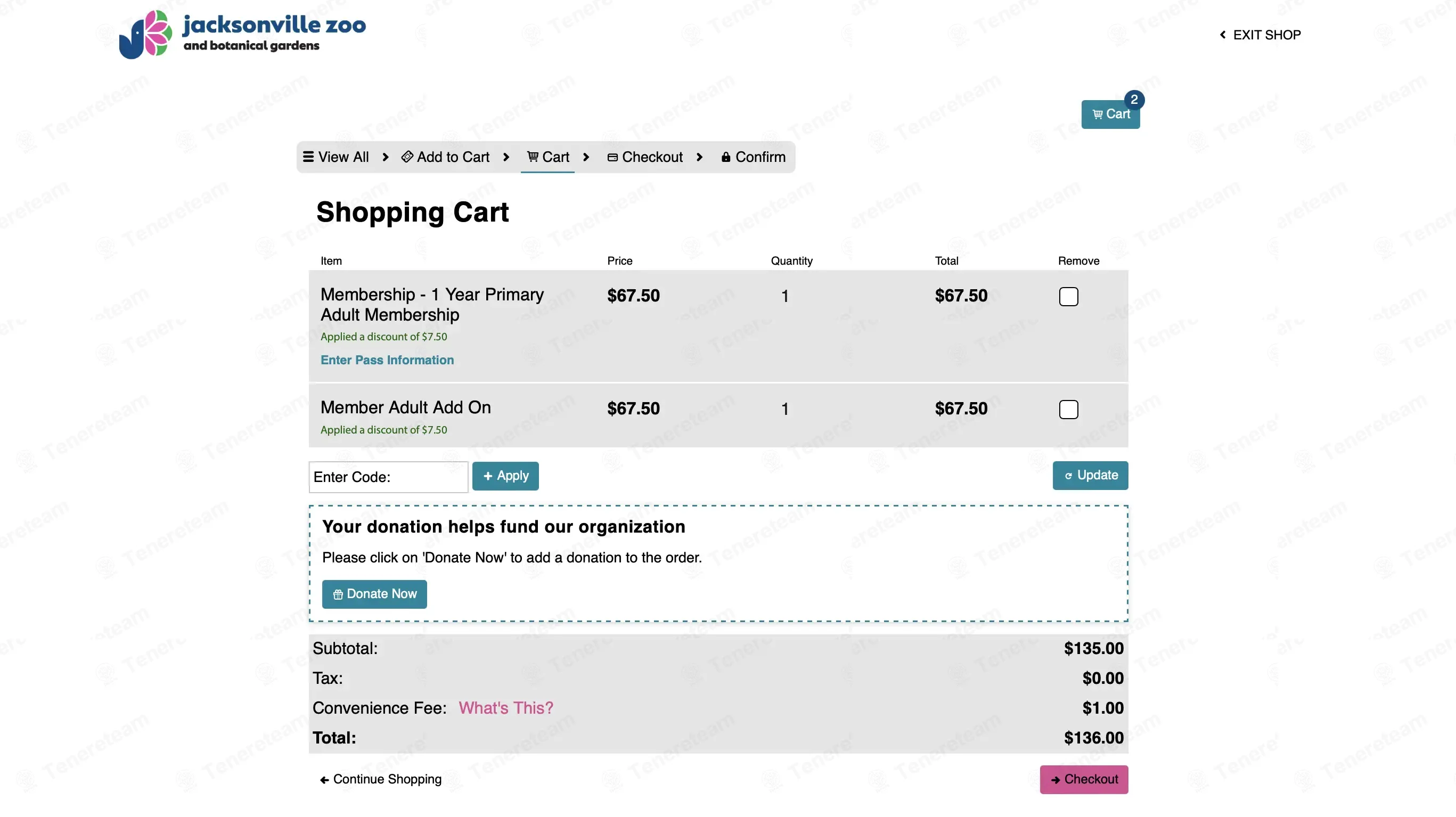 Jacksonville Zoo coupon code: 10% off with VYSTARTY10. Tested and valid as 2 months ago.